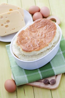 Cheese souffle clipart