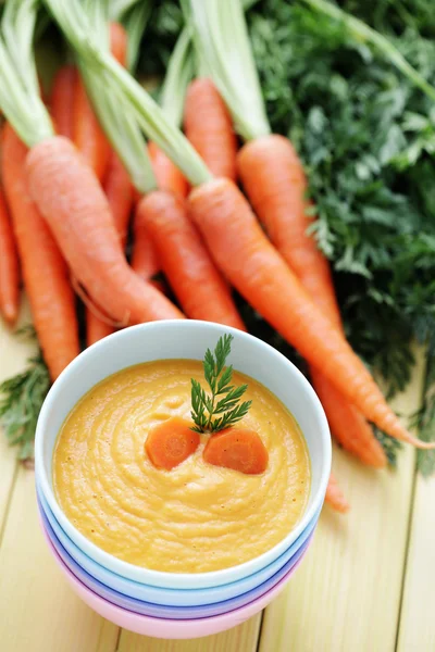 Crema de zanahoria — Foto de Stock