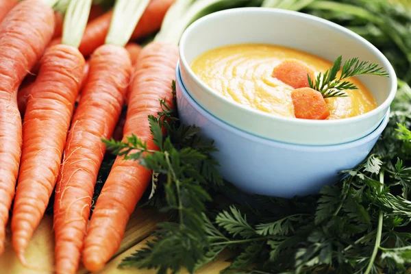Crema di carota — Foto Stock