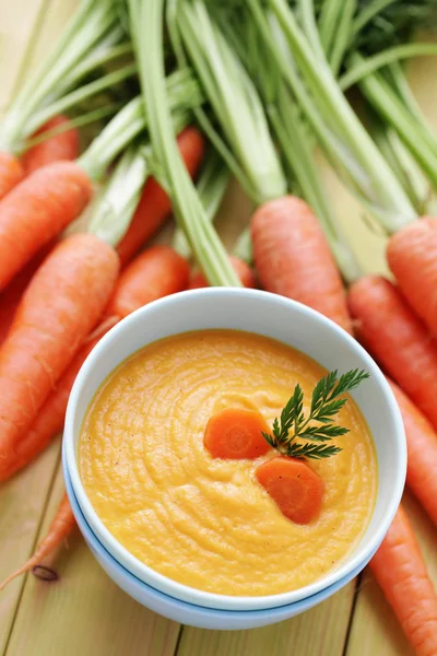 Karottencreme — Stockfoto