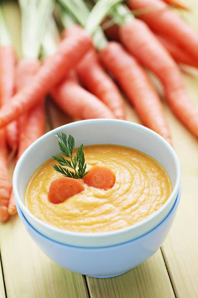 Crema de zanahoria — Foto de Stock
