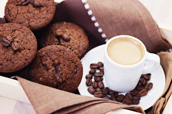 Espresso muffins — Stock Photo, Image