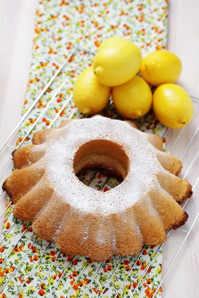 Zitronenpfundkuchen — Stockfoto