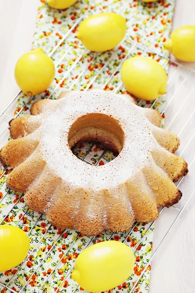 柠檬磅蛋糕 — 图库照片