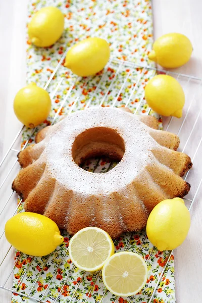 Zitronenpfundkuchen — Stockfoto