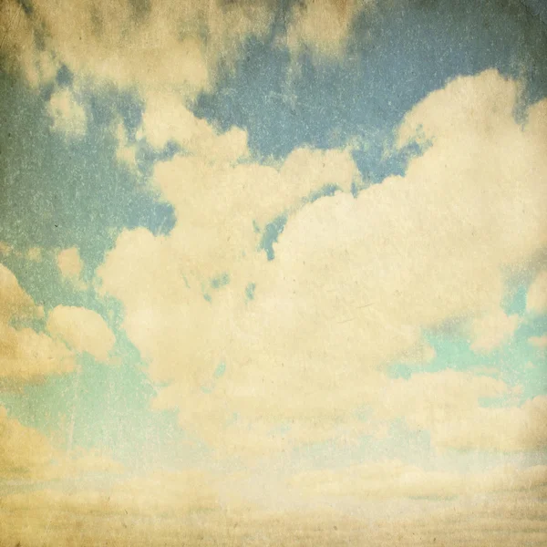 Vintage nublado fundo — Fotografia de Stock