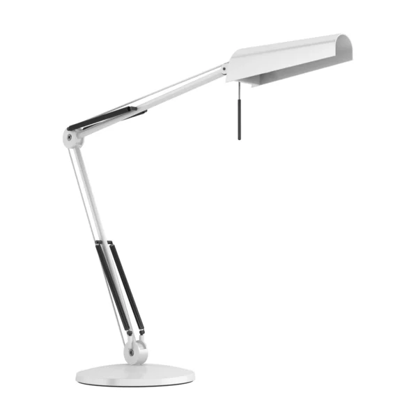 Lampy nowoczesne biurko na białym tle — Zdjęcie stockowe