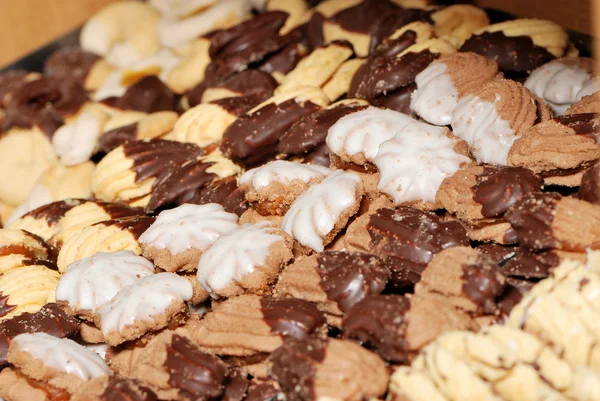 stock image Assortment cookies a close up.