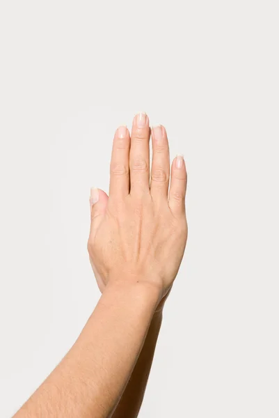 Χειρονομία από τα χέρια — Φωτογραφία Αρχείου