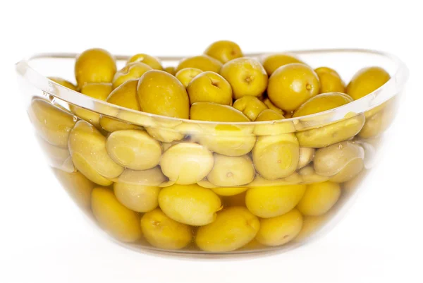 Olive in piatto — Foto Stock