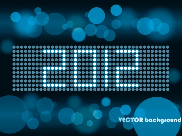 Anno 2012 bokeh — Vettoriale Stock