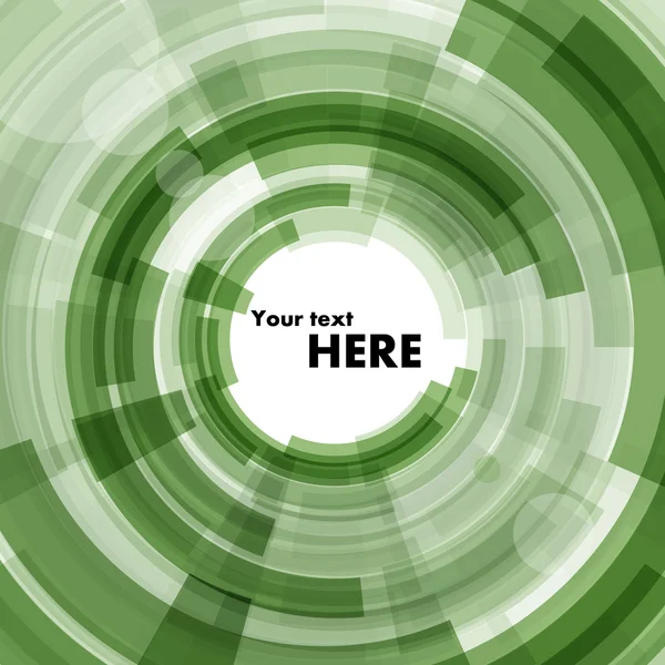 Πράσινο φόντο με τη μορφή ενός κύκλου — Διανυσματικό Αρχείο