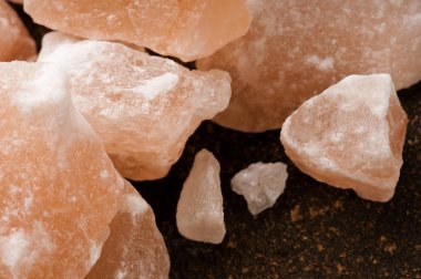 Pink salt of Hymalayas. mineral clipart