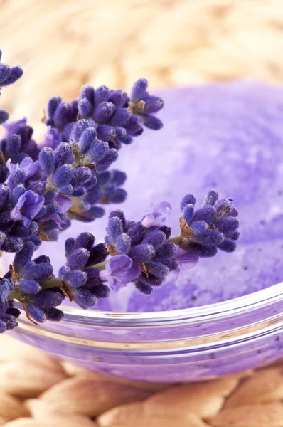 Lavendelspa — Stockfoto