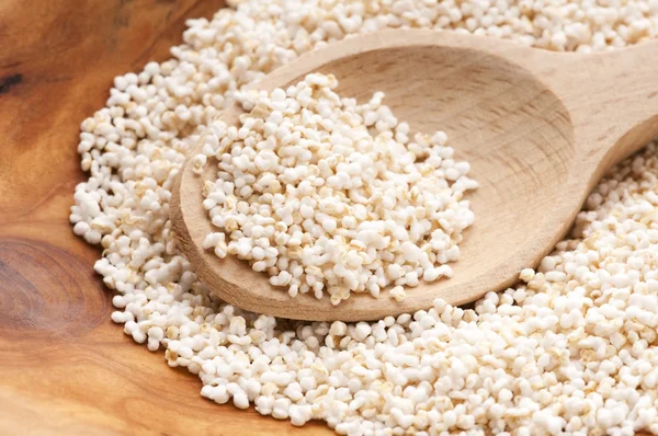 Amaranto scoppiettante, senza glutine, cereali ad alto contenuto proteico — Foto Stock