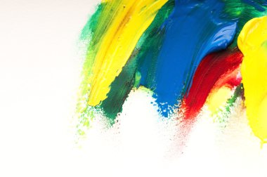 Mixing paints. background clipart