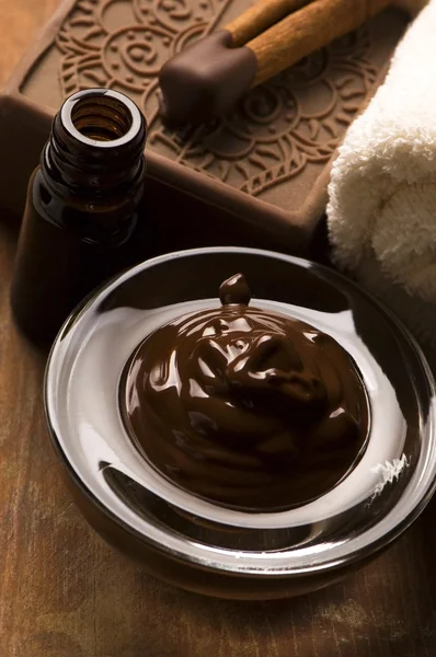 Spa czekolada z cynamonem — Zdjęcie stockowe