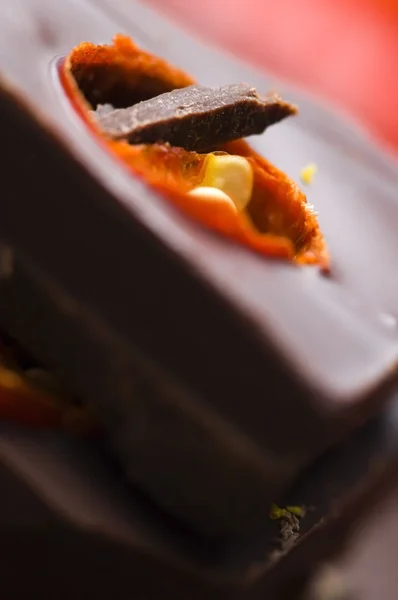 Chocolate caseiro com pimenta — Fotografia de Stock