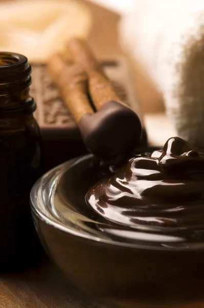Spa czekolada z cynamonem — Zdjęcie stockowe