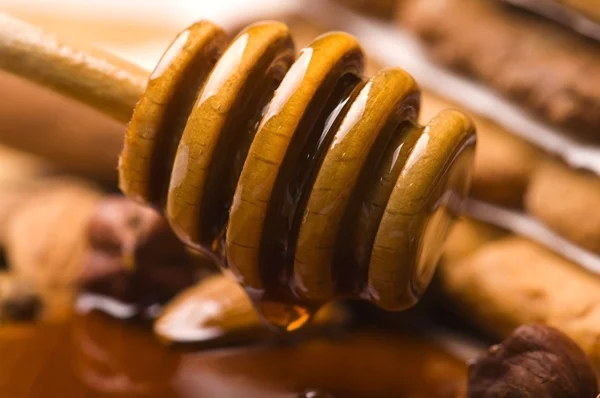 Hemmagjord honung kakor — Stockfoto