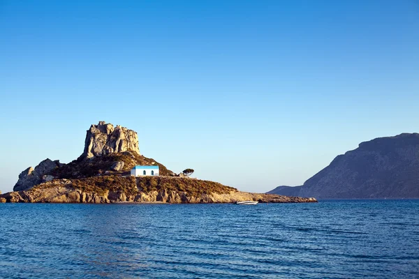 Остров Кастри в Греции — стоковое фото