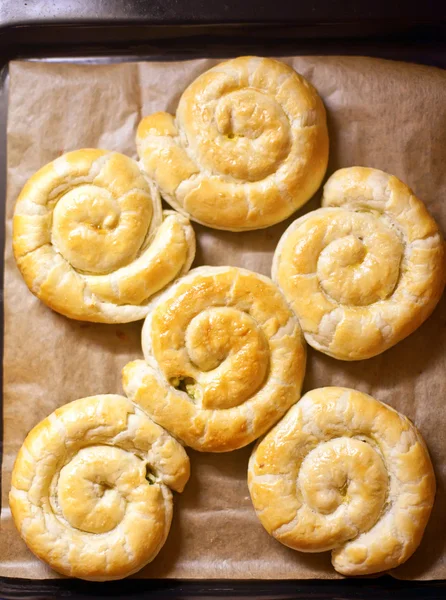Spinach And Cheese Pies — Stock Photo, Image