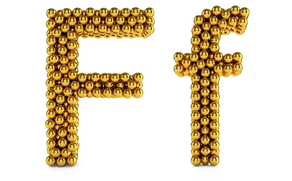 F letter — Stock Photo, Image