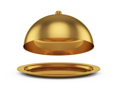 Golden cloche clipart