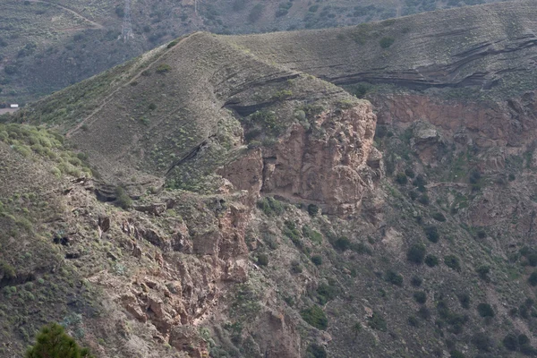 Гран-Канария и скалы — стоковое фото
