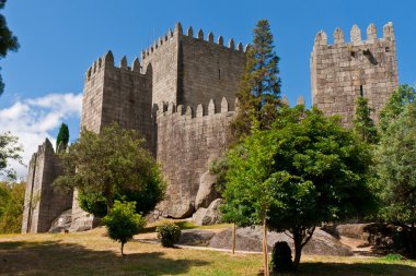 Guimaraes old town Castle clipart