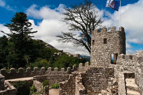 Sintra zamek w Portugalii — Zdjęcie stockowe