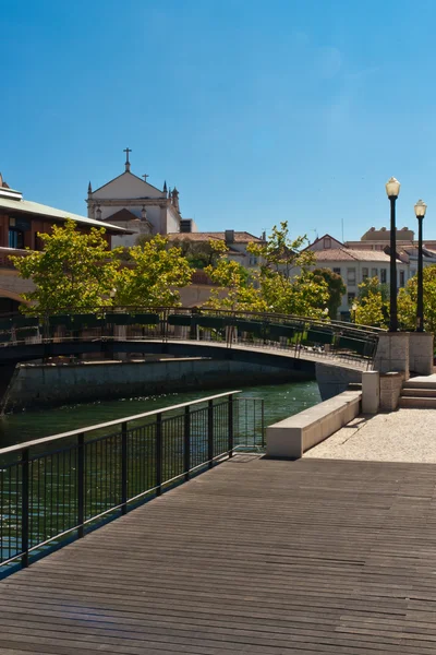 Aveiro staré město kanálů — Stock fotografie