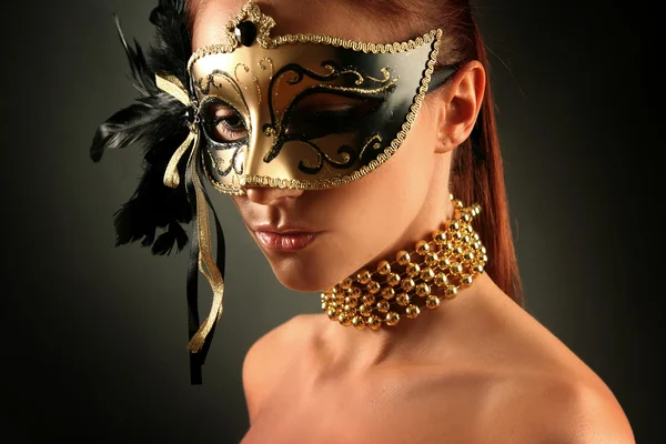 Gizemli maske — Stok fotoğraf
