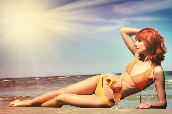 Солнечная девушка — стоковое фото