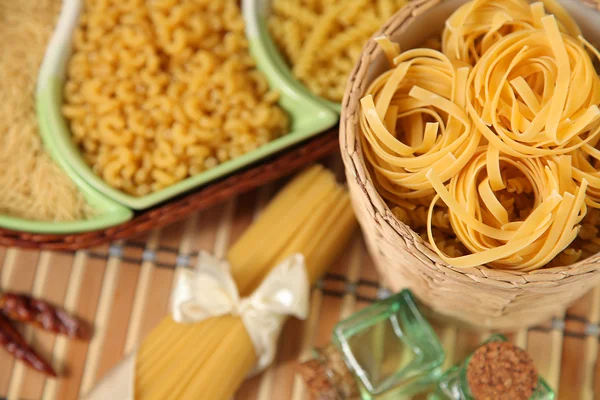 Table on kitchen — Stock Photo, Image