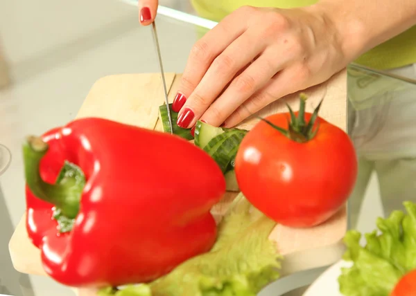 Skupić się na pomidor — Zdjęcie stockowe