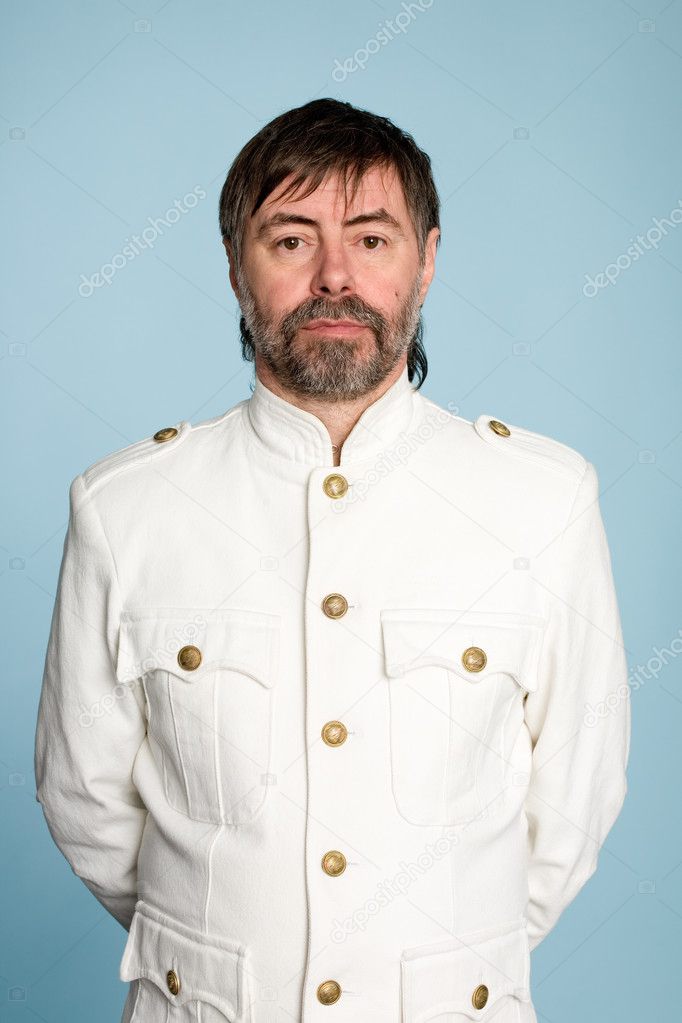 Man in form of a naval officer