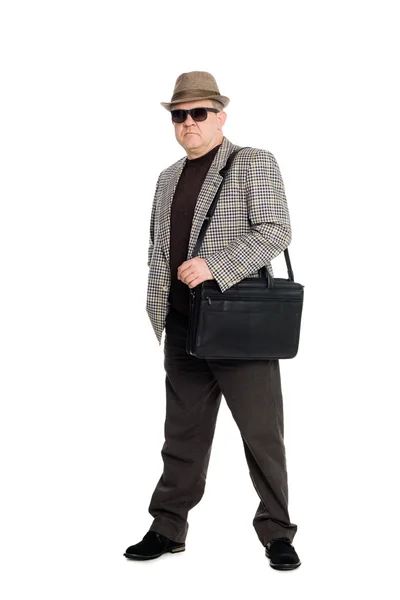 Hombre con un maletín . — Foto de Stock