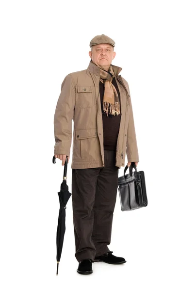 Elegáns férfi őszi ruhák — Stock Fotó