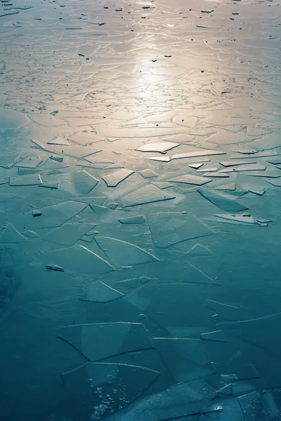 stock image Cracks in Ice