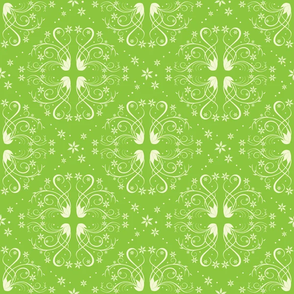 Светло-зеленый безморщинистый рисунок на фоне - вектор — стоковый вектор