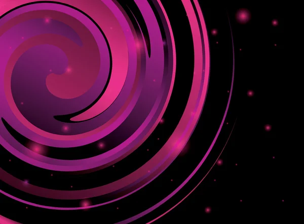 Abstract vector achtergrond met violet spiraal figuur — Stockvector