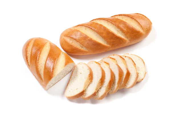 白色的长面包 — 图库照片