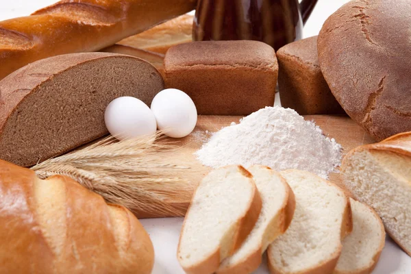 Chléb pekařské výrobky — Stock fotografie