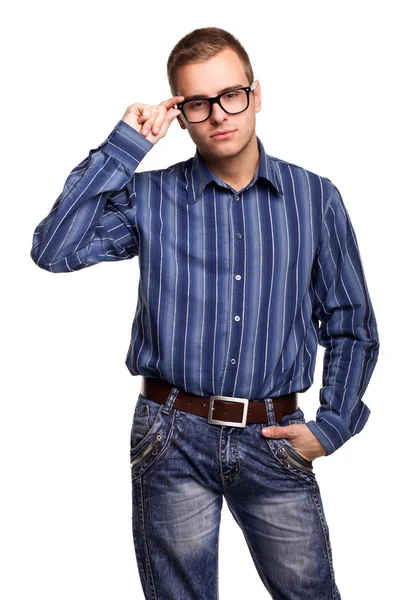 Man in glasses — Stock Photo, Image
