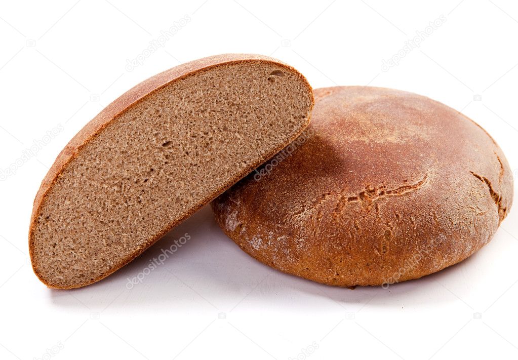 Brown sliced bread