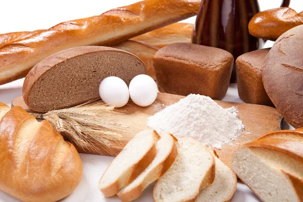 Bread bakery products — Stock Photo, Image