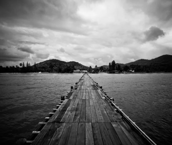 stock image Wooden bridge