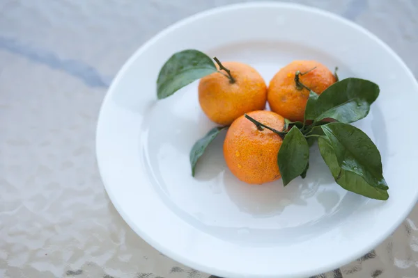 stock image Fresh orange mandarines