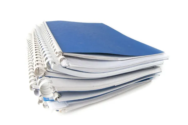 Stos notebooki. — Zdjęcie stockowe